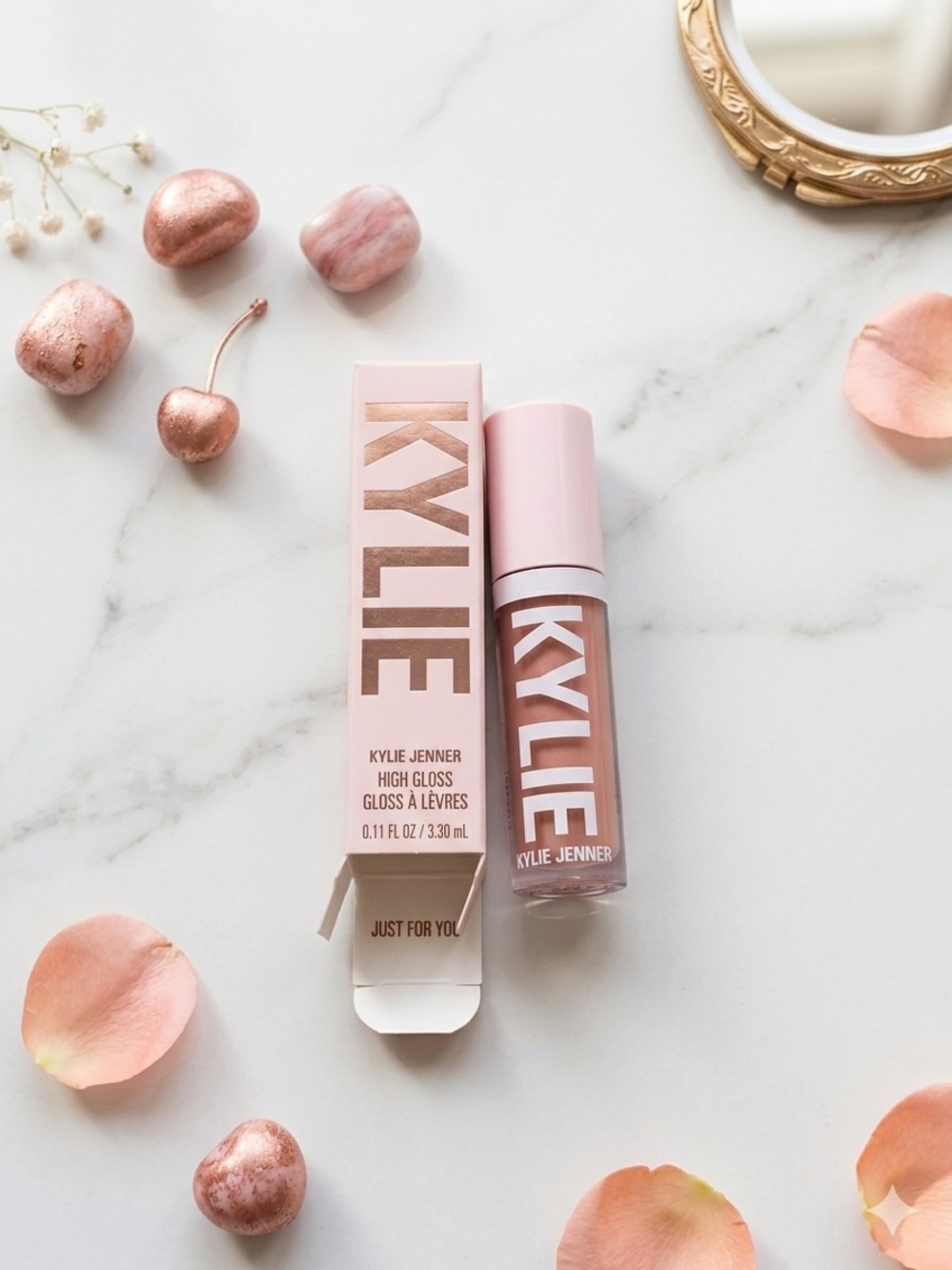 Kylie Cosmetics High Gloss Lip Gloss in Rose Nude